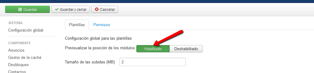 ver posiciones