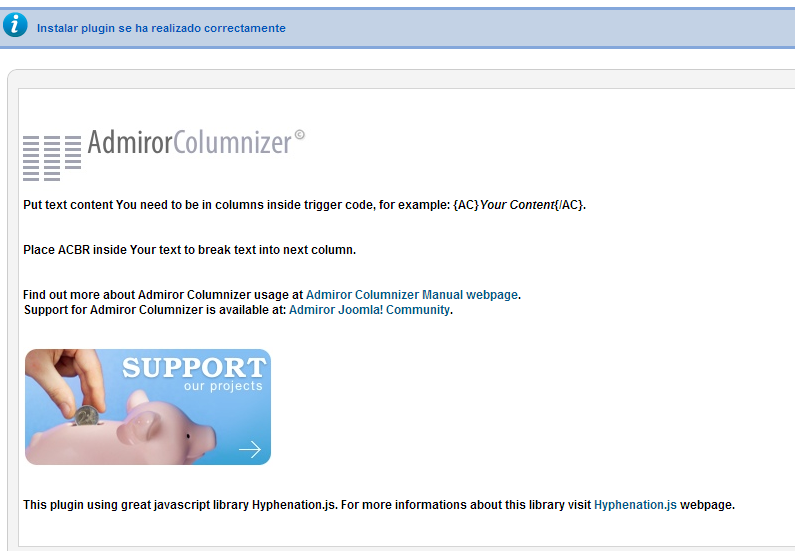 instalar admiror