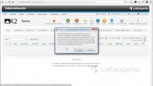 Cómo importar el contenido Joomla al componente K2