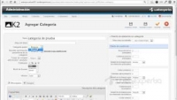 Cómo crear categorías con el componente K2