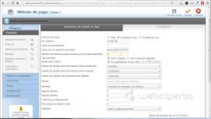 Cómo configurar la pasarela de pago Servired en Virtuemart 2.0
