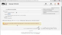 Cómo crear un articulo con el componente K2