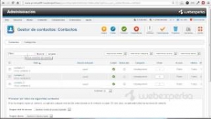 Cómo configurar el gestor de contactos en Joomla 2.5